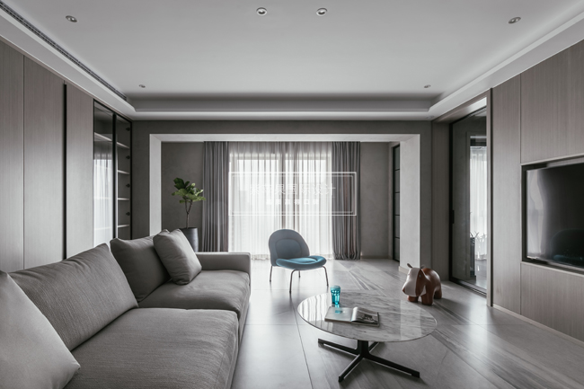 現(xiàn)代簡(jiǎn)約裝修案例，體現(xiàn)年輕人的活力！